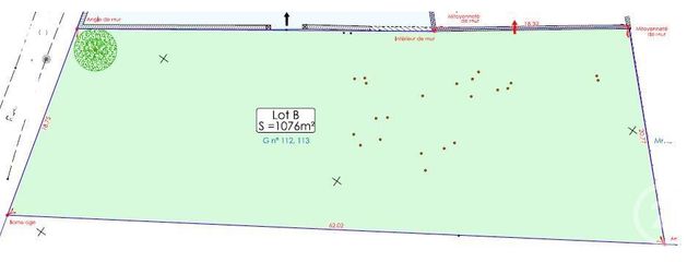 terrain à vendre - 1076.0 m2 - ST DENIS LES REBAIS - 77 - ILE-DE-FRANCE - Century 21 A.S.M.